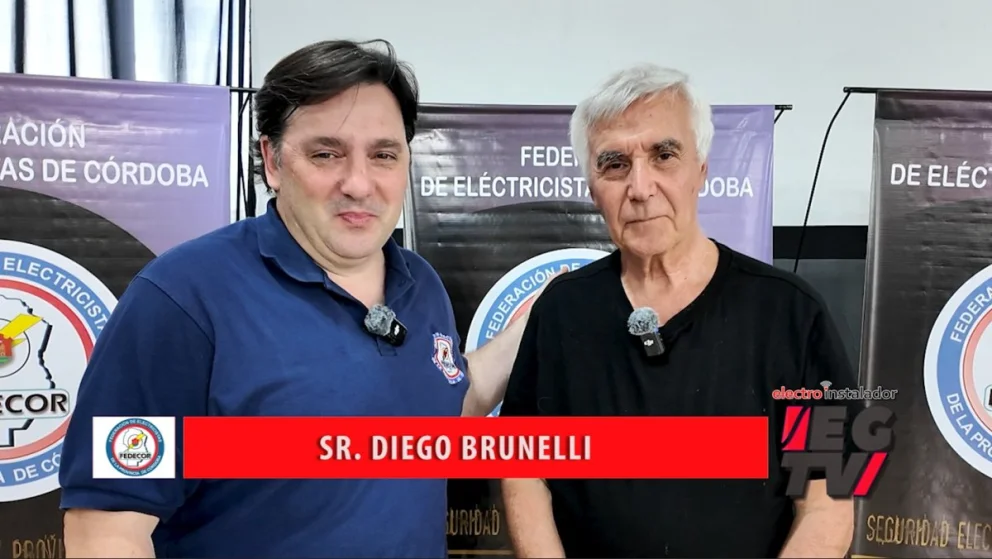 Electro Gremio TV entrevista a Diego Brunelli, presidente saliente de FEDECOR.