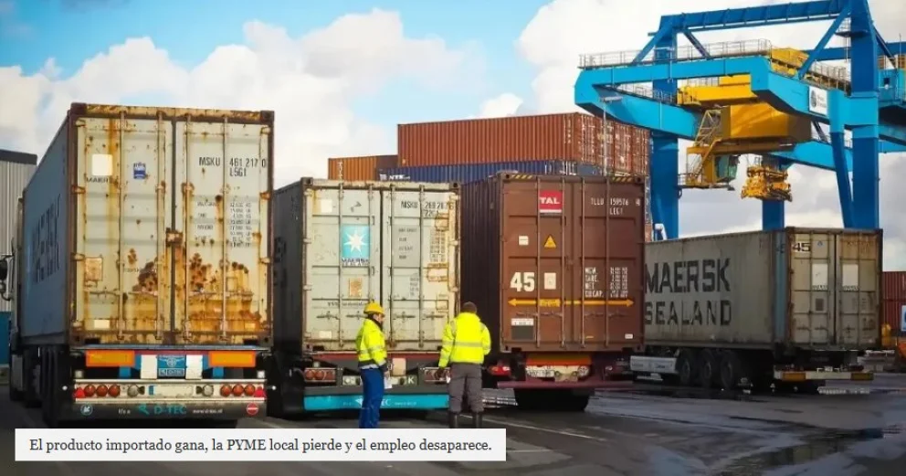 Tecnología, importaciones y PYMES: cóctel que pone en jaque al trabajo argentino.